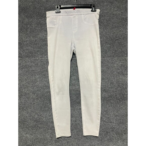 SPANX By Sara Blakely Women's Elastic Legging Size M Gray Pull On Stretchy - Picture 2 of 15